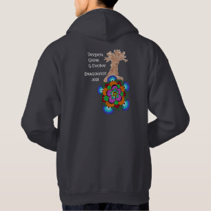 Dragonfest 2021 Deepen Grow & Evolve - Dark hoodie
