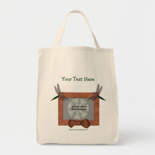 Dragonflies Add Your Photo Template Tote Bag
