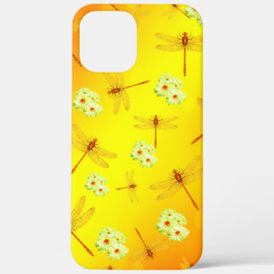 Dragonflies And Daisies, iPhone 12 Pro Max Case