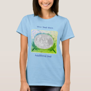 Dragonflies And Daisy Flowers Photo Personalized T-Shirt