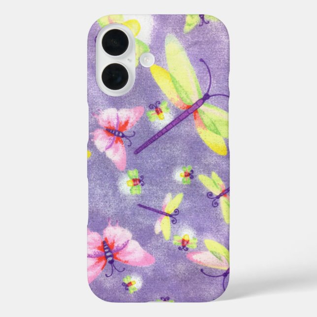 Dragonflies and Lightning Bugs Case-Mate iPhone Case (Back)