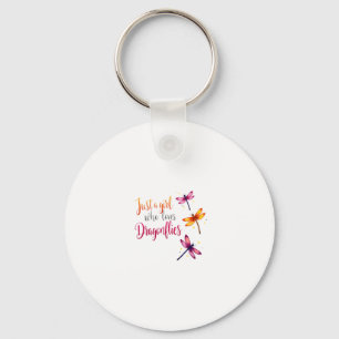 Dragonflies Animals Women Gift Idea Dragonfly (2) Key Ring