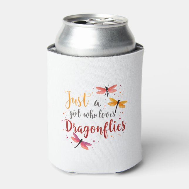Dragonflies Animals Women Gift Idea Dragonfly (3) Can Cooler (Can Front)