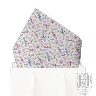 Dragonflies & Butterflies Tissue Paper