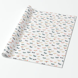 Dragonflies by Origami Prints Wrapping Paper