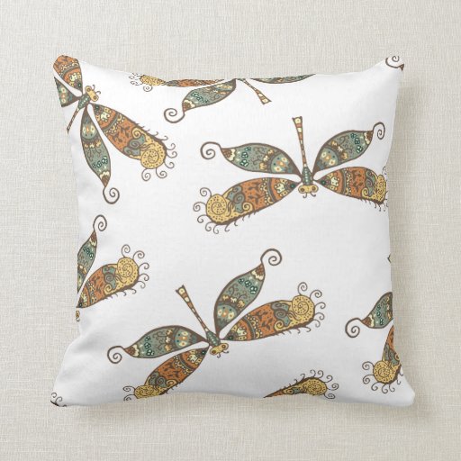 Image of Dragonflies Cushion