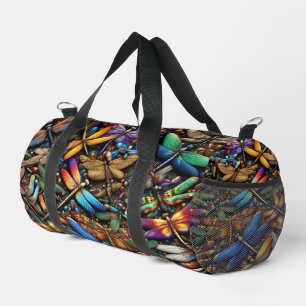 Dragonflies  duffle bag
