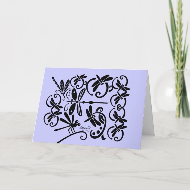 Dragonflies Greeting Card (Front)