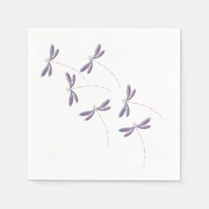 Dragonflies in flight napkin