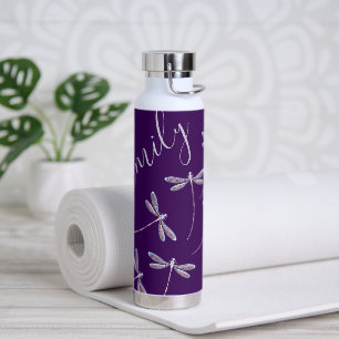 Dragonflies in flight personalised  water bottle