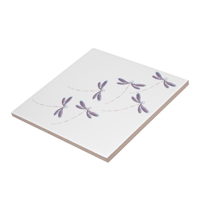 Dragonflies in flight tile (Side)
