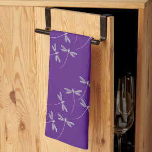 Dragonflies in flight towel