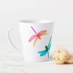 Dragonflies Latte Mug