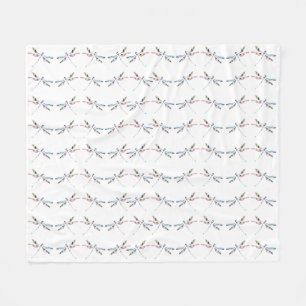 Dragonflies Medium Fleece Blanket