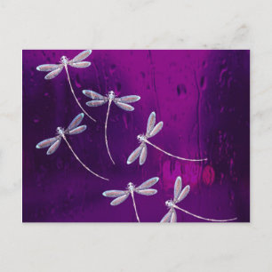 Dragonflies on water Everyday Postcard