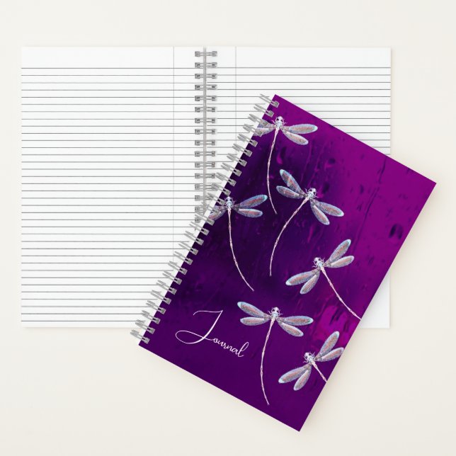 Dragonflies on water journal (Inside)