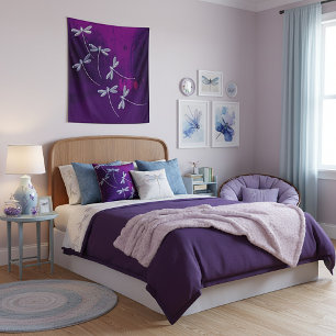 Dragonflies on water tapestry