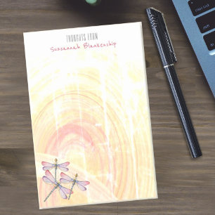 Dragonflies Over Pastel Colour Abstract Custom Post-it Notes