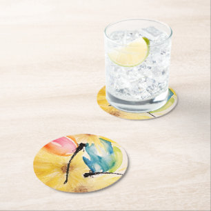 Dragonflies Paper Coasters