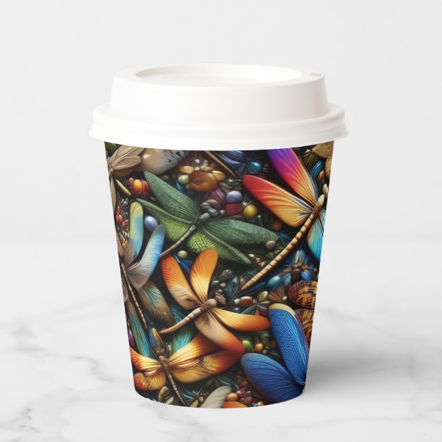 Dragonflies Paper Cups (Front)