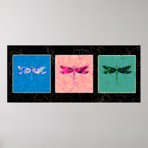 Dragonflies Poster
