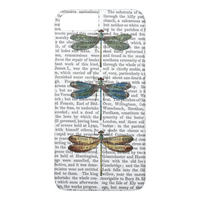 Dragonflies Print 2 Case-Mate iPhone Case (Back)