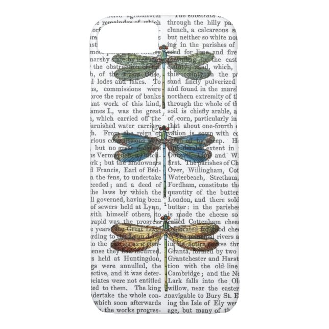 Dragonflies Print 2 Case-Mate iPhone Case (Back)