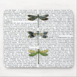 Dragonflies Print 3 Mouse Mat<br><div class="desc">Animals & Nature</div>