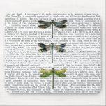 Dragonflies Print 3 Mouse Mat<br><div class="desc">Animals & Nature</div>