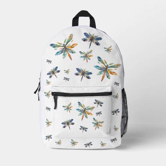 Dragonflies Print Cut Sew Bag (Front)