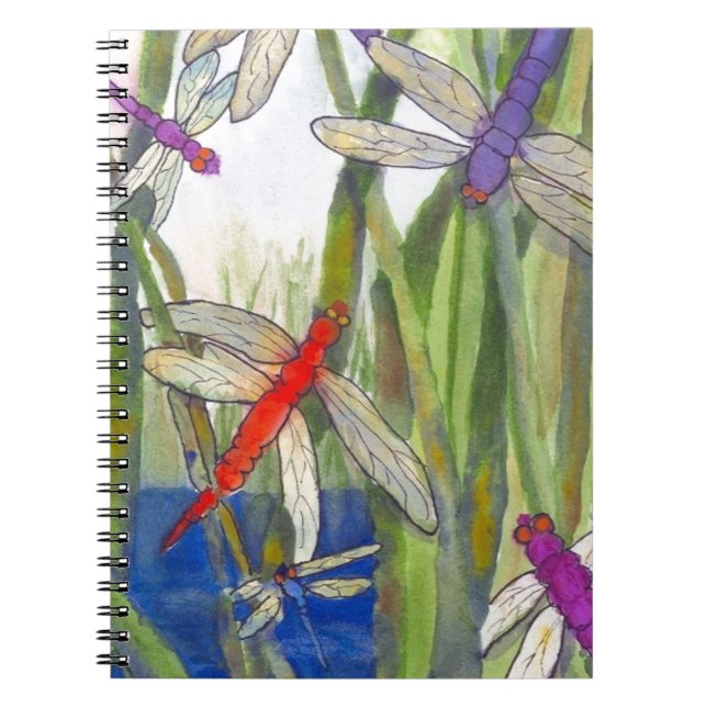 Dragonflies Summer Notebook (Front)