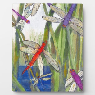 Dragonflies Summer Plaque