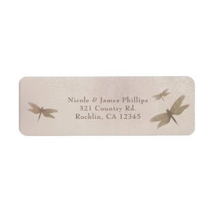 Dragonflies Vintage Dragonfly Elegant Invitation