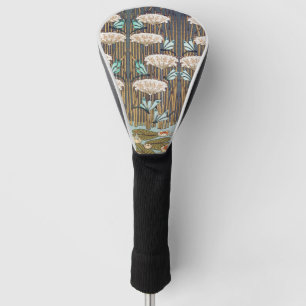 Dragonflies Water Lilies Marsh Art Nouveau Golf Head Cover