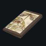 Dragonflies with Leaves and Fruit Tri-fold Wallet<br><div class="desc">Dragonflies float above leaves bearing fruit in this piece by Vision Studio. The trio of insects blend amazingly well with their background,  giving this print a lifelike quality. Order your copy today!</div>