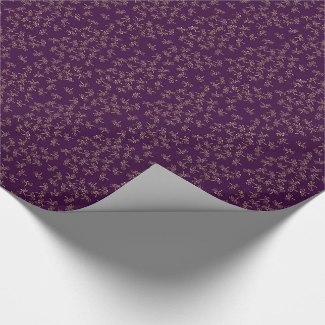 dragonflies wrapping paper (Corner)