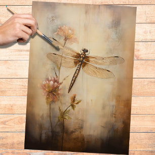 Dragonfly 2 Decoupage Paper