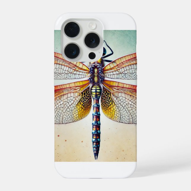 Dragonfly 300924IREF214 - Watercolor iPhone Case (Back)