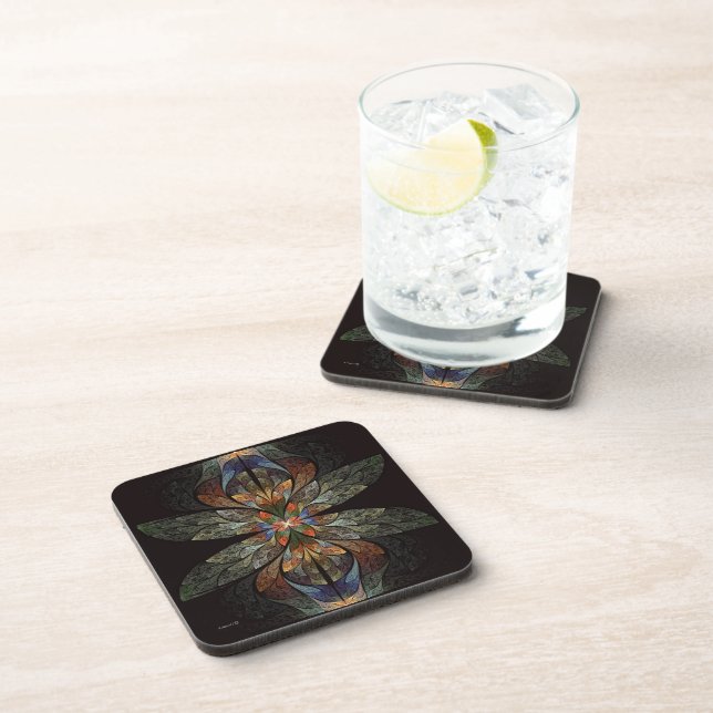 Dragonfly Abstract Coaster (Right Side)