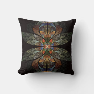 Dragonfly Abstract Cushion