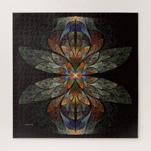 Dragonfly Abstract Jigsaw Puzzle