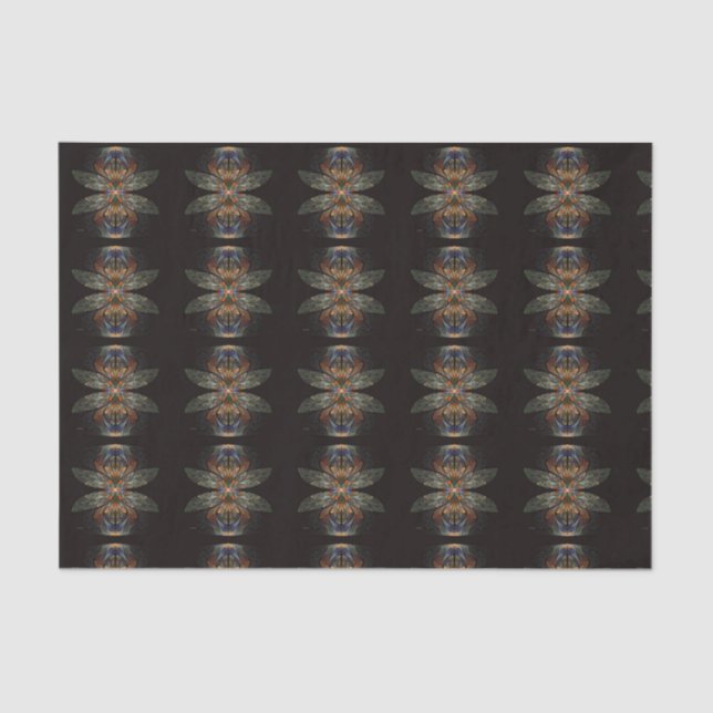 Dragonfly Abstract Tissue Paper (Front)