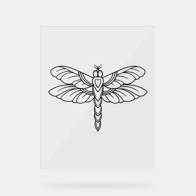 Dragonfly                         acrylic sign (Front)