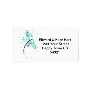 Dragonfly Address Label