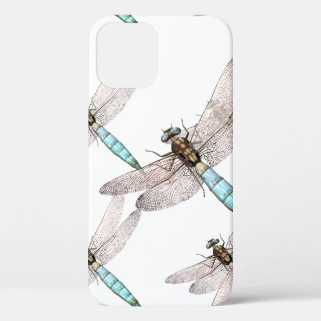 Dragonfly Air Force on White Background Case-Mate  Case-Mate iPhone Case (Back)