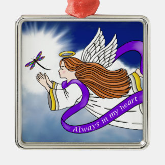 Dragonfly Angel Metal Tree Decoration