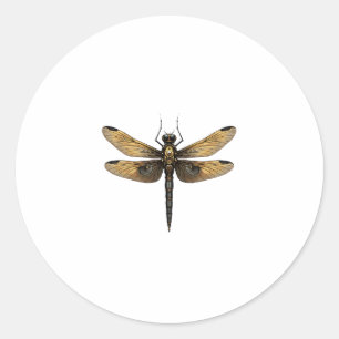 Dragonfly Animal Art Graphic Dragonfly (1) Classic Round Sticker