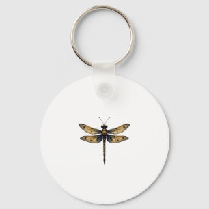 Dragonfly Animal Art Graphic Dragonfly (3) Key Ring