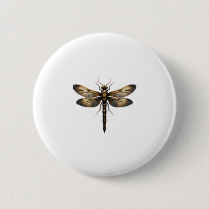 Dragonfly Animal Art Graphic Dragonfly (4) 6 Cm Round Badge