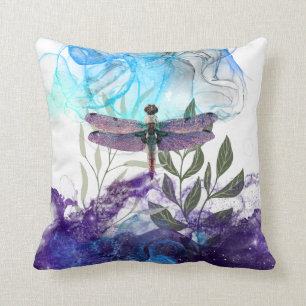 Dragonfly art cushion